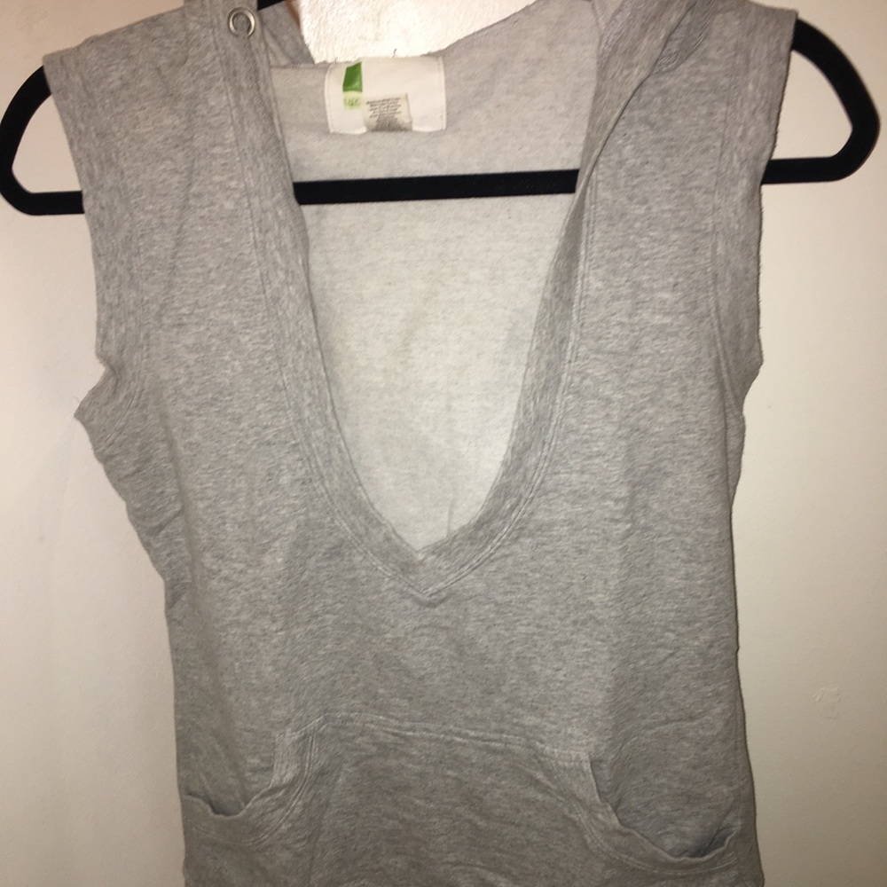 Muscle tank hoodie